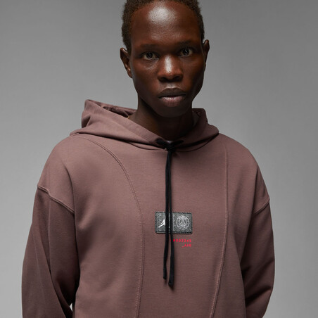 Sweat à capuche PSG x Jordan Fleece rouge 2022/23