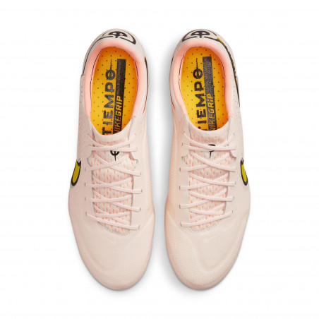 Nike Tiempo 9 Elite FG blanc jaune