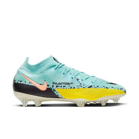 Nike Phantom GT2 Elite montante FG bleu jaune