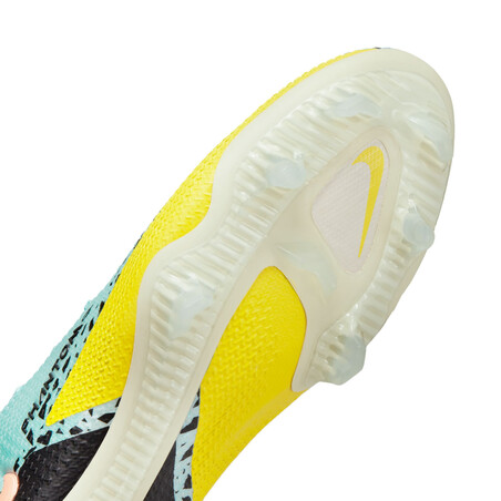 Nike Phantom GT2 Elite montante FG bleu jaune