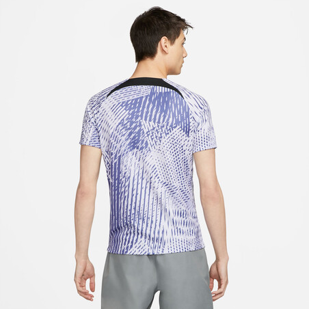 Maillot avant match Liverpool blanc violet 2022/23