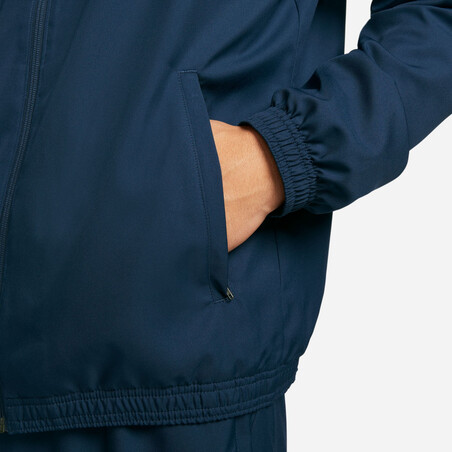 Ensemble survêtement Equipe de France woven bleu or 2022