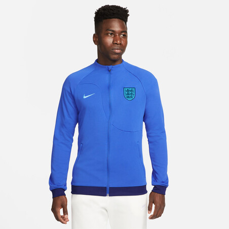 Veste survêtement Angleterre Academy bleu 2022