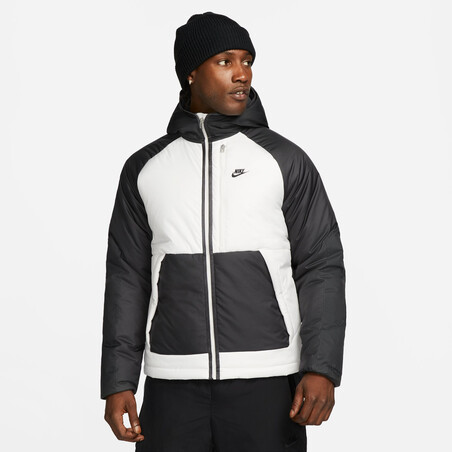 Doudoune Nike Therma-Fit Legacy blanc noir JKT