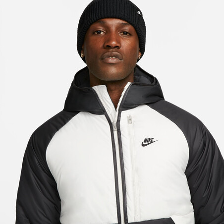 Doudoune Nike Therma-Fit Legacy blanc noir JKT