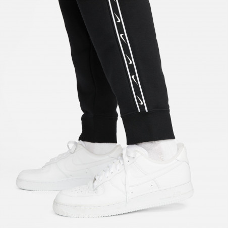Pantalon survêtement Nike cargo Fleece noir blanc