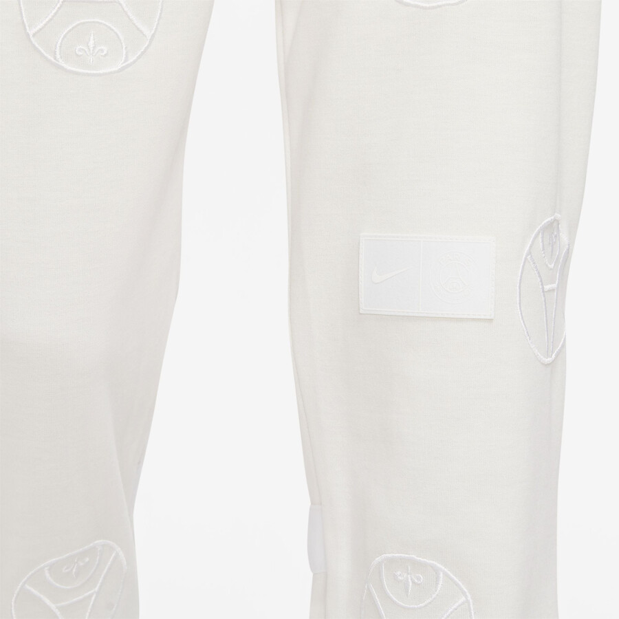 Pantalon survêtement PSG Travel blanc 2022/23