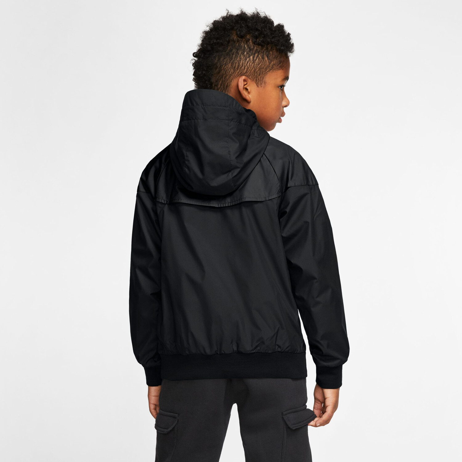 Veste Nike Sportswear Windrunner Gris / Blanc / Noir Enfant