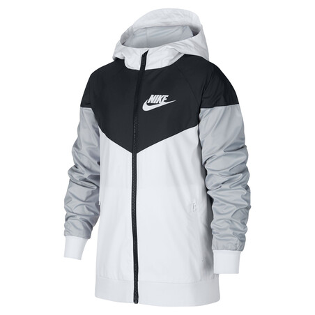 Coupe vent junior Nike noir blanc