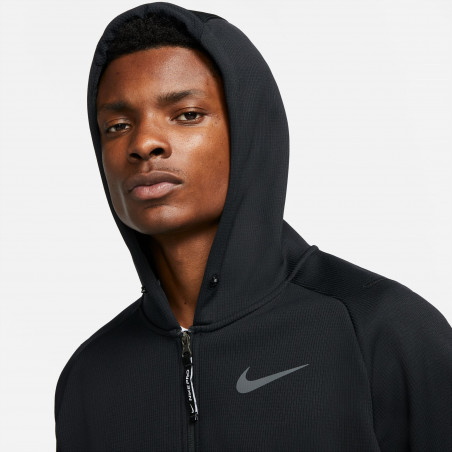 Veste survêtement Nike Pro Therma-Fit noir sur