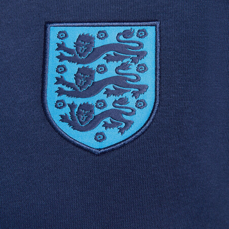 Sweat à capuche Angleterre Travel Fleece bleu 2022