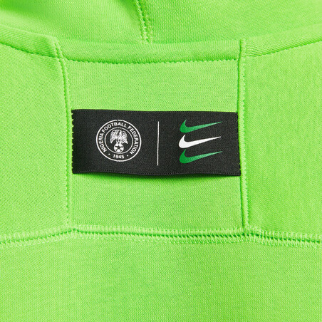 Sweat à capuche Nigeria Fleece vert 2022