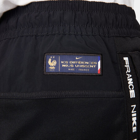 Pantalon survêtement Equipe de France Travel noir or 2022