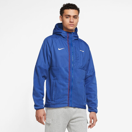 Veste survêtement Equipe de France Winterized bleu 2022