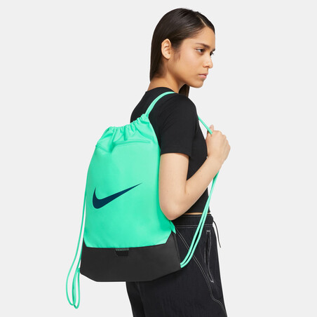 Sac de gym Nike vert 18L