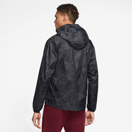 Veste imperméable Equipe de France noir or 2022