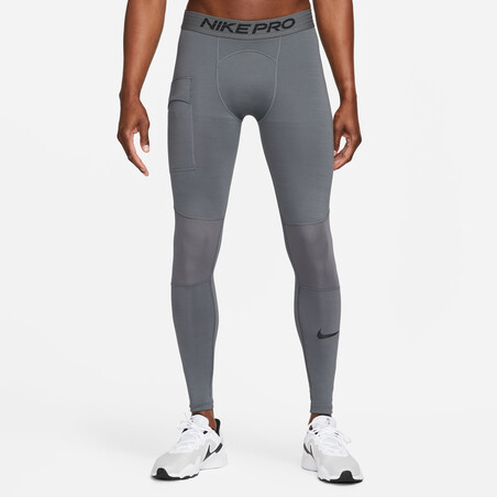 Legging Nike Pro gris noir