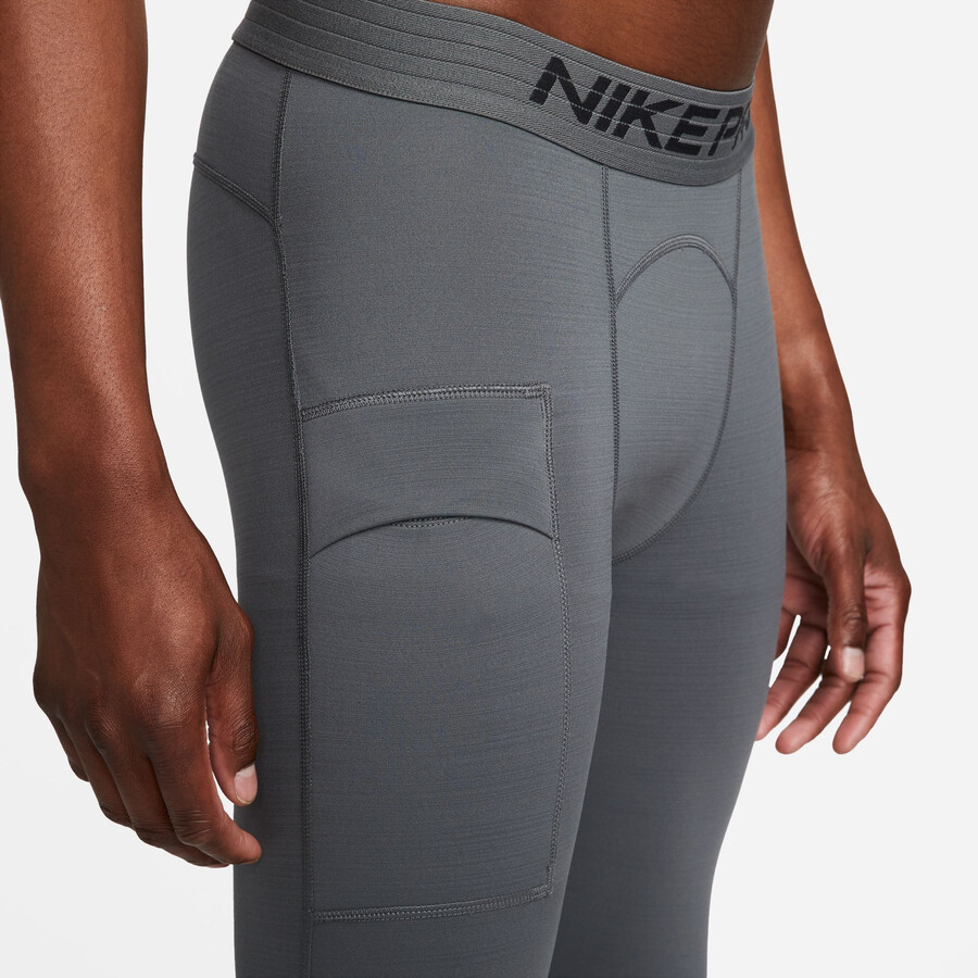 Legging Nike Pro gris noir sur Foot
