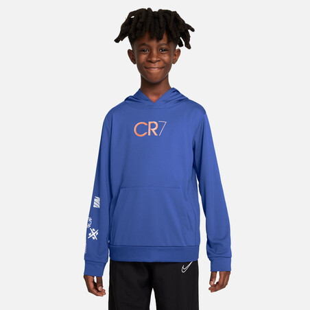 Sweat à capuche Nike CR7 bleu or 2022/23