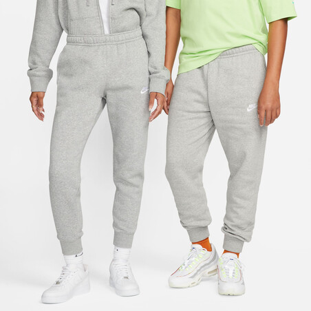 Pantalon survêtement Nike Club molleton gris sur