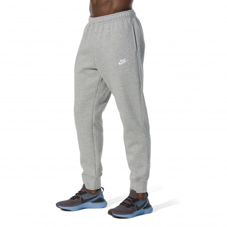 Pantalon survêtement Nike Club molleton gris