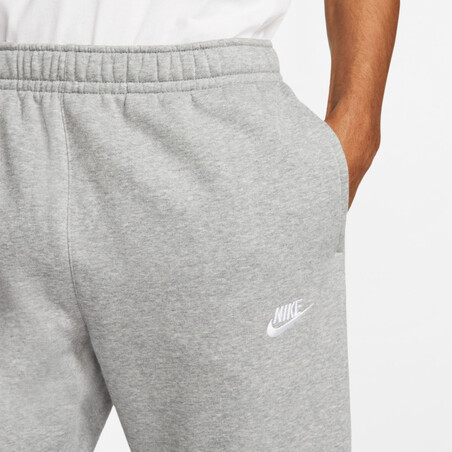 Pantalon survêtement Nike Club molleton gris sur