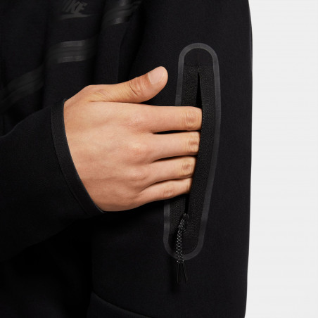 Veste survêtement Nike Tech Fleece noir gris