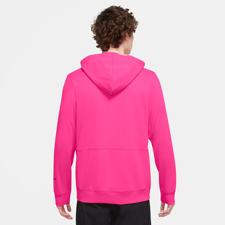 Sweat à capuche Nike F.C. Libero rose noir