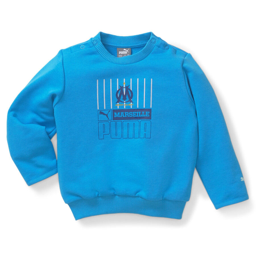 Ensemble survetement bebe jogger OM bleu 2022 23 sur Foot
