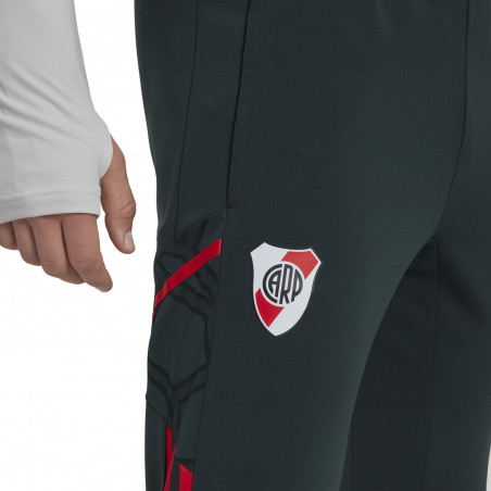 Pantalon survêtement River Plate gris rouge 2022/23