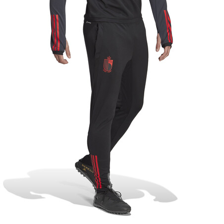 Pantalon survêtement Belgique noir rouge 2022
