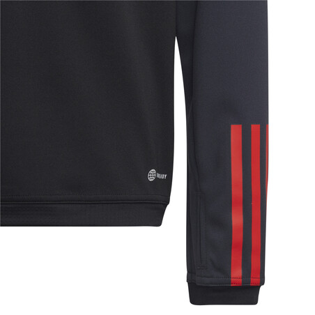 Sweat zippé junior Belgique noir rouge 2022