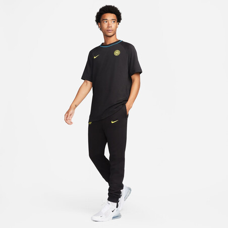 Pantalon Inter Milan GFA Fleece noir jaune 2022/23