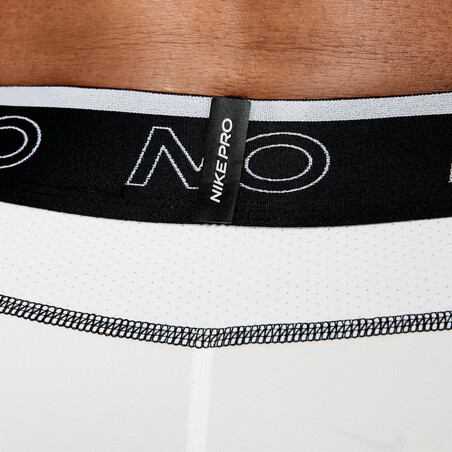 Sous-short Nike Pro blanc noir