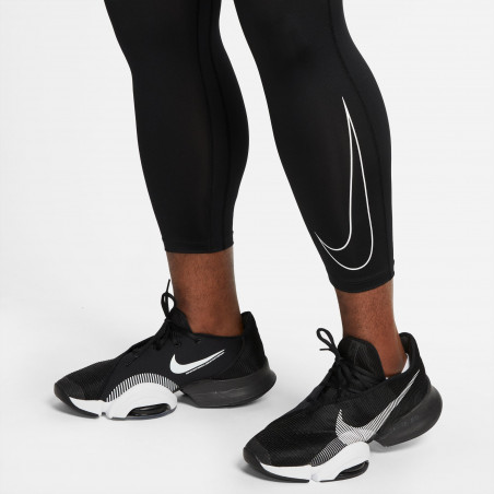Legging 3/4 Nike Pro homme noir blanc