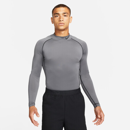 Sous-maillot manches longues Nike Pro gris