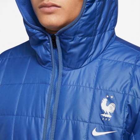Veste survêtement Equipe de France Winter Fleece bleu 2022