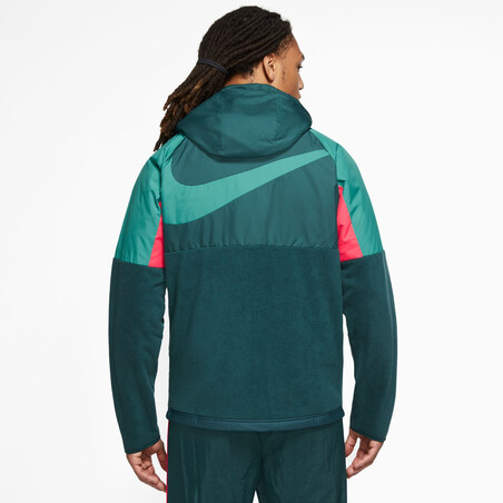 Veste survêtement Liverpool Winterized vert rouge 2022/23