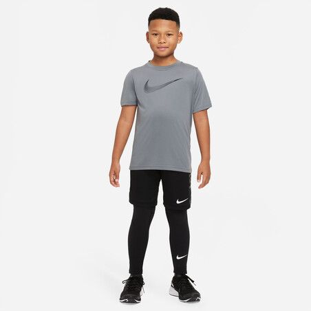 Legging junior Nike Pro noir blanc