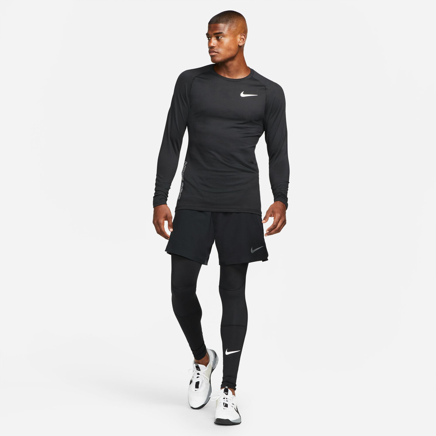 Legging homme Nike Pro Warm noir sur Foot.fr