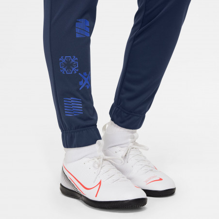 Pantalon survêtement junior Nike CR7 bleu or 2022/23