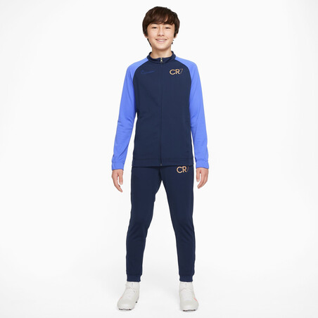 Ensemble survêtement Nike CR7 bleu or 2022/23