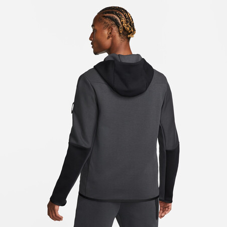 Veste survêtement Nike Tech Fleece gris or