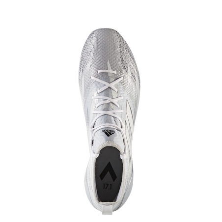 ACE 17.1 Primeknit FG gris camo vue d'en haut