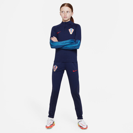 Pantalon survêtement junior Croatie Strike bleu 2022