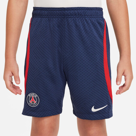 Short junior PSG Strike bleu rouge 2022/23