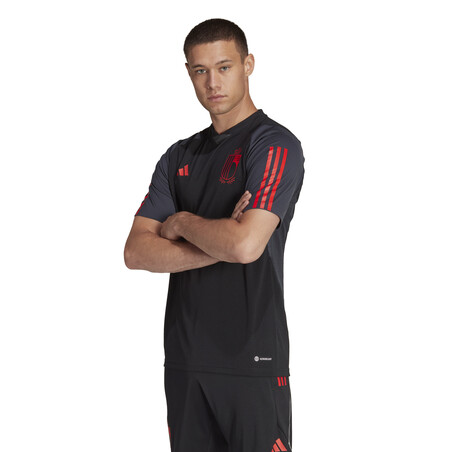 Maillot entraînement Belgique noir rouge 2022