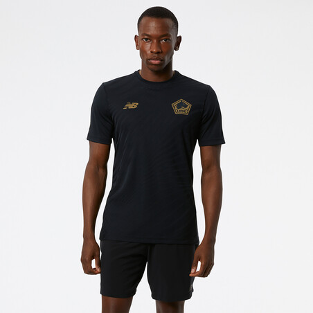 Maillot avant match LOSC noir or 2022/23