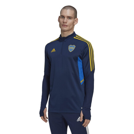 Sweat zippé Boca Juniors bleu jaune 2022/23