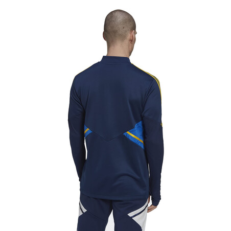 Sweat zippé Boca Juniors bleu jaune 2022/23